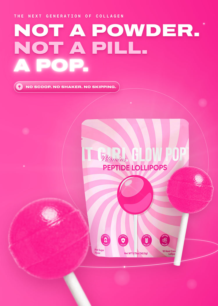 It Girl Beauty Lollipops | Collagen Peptide & Vitamin C Candy