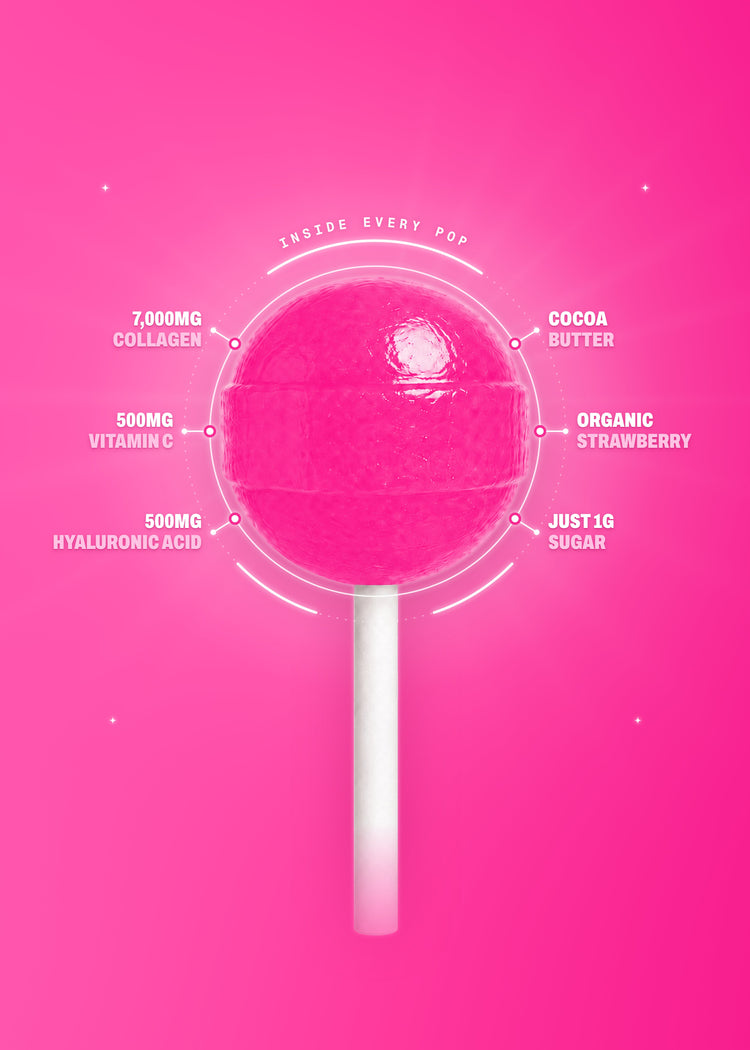 It Girl Beauty Lollipops | Collagen Peptide & Vitamin C Candy